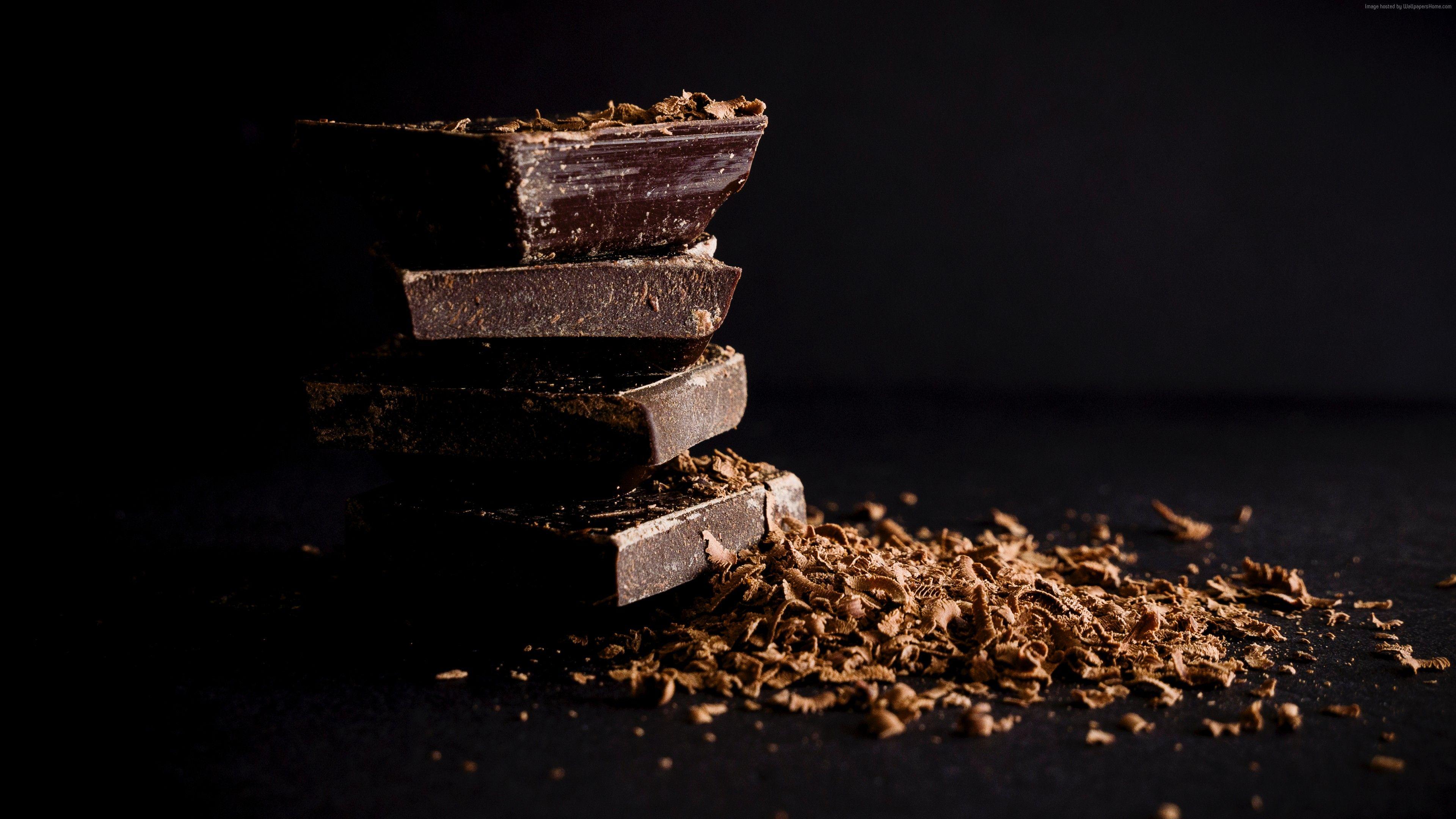 3840x2160 Wallpaper chocolate, delicious, 4k, Food Wallpaper Download