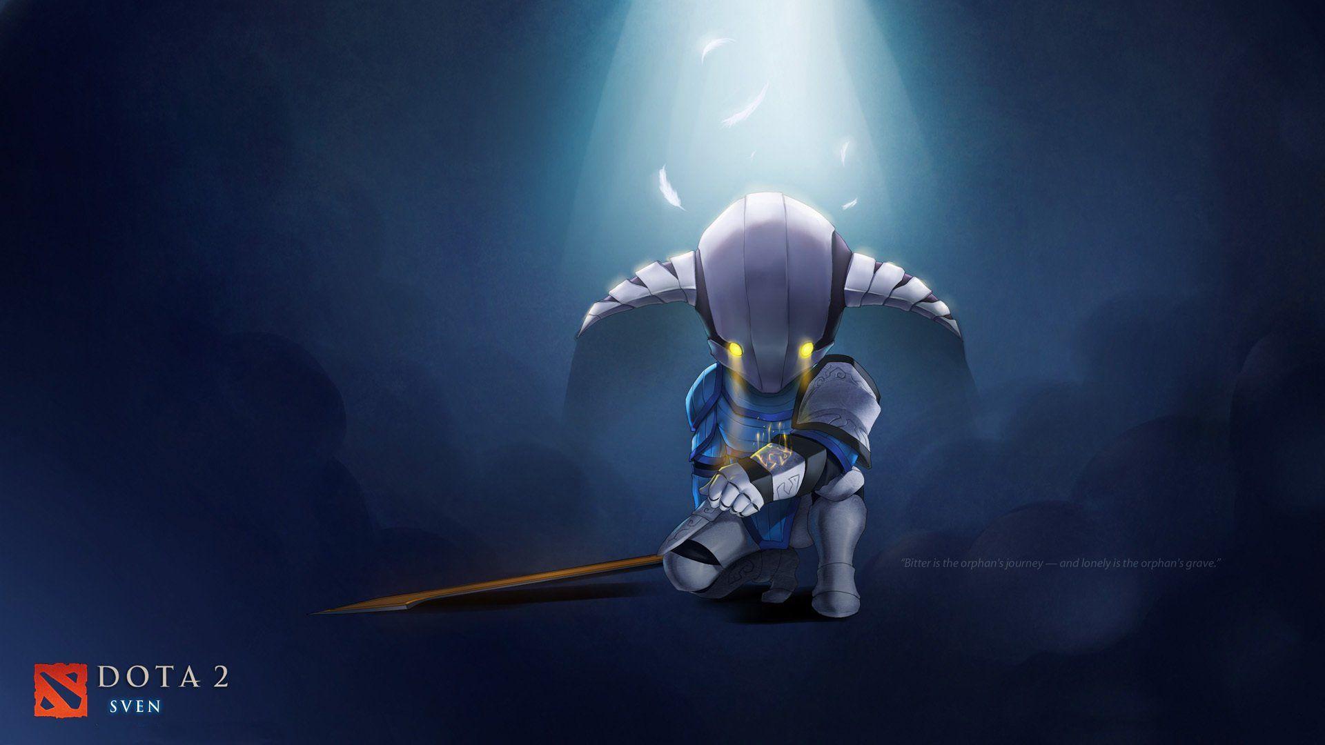 1920x1080 Dota 2 Heroes Sven chibi wallpaperx1080