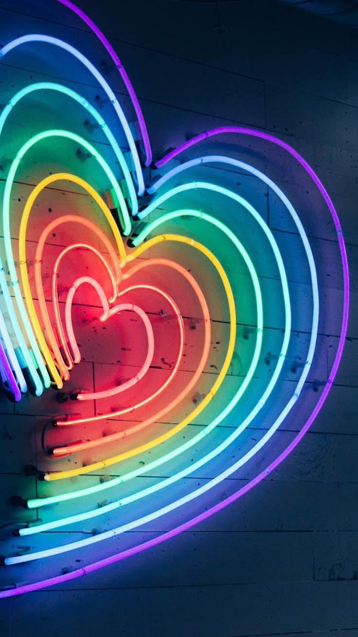 736x1308 Colorful Neon iPhone XR Wallpaper