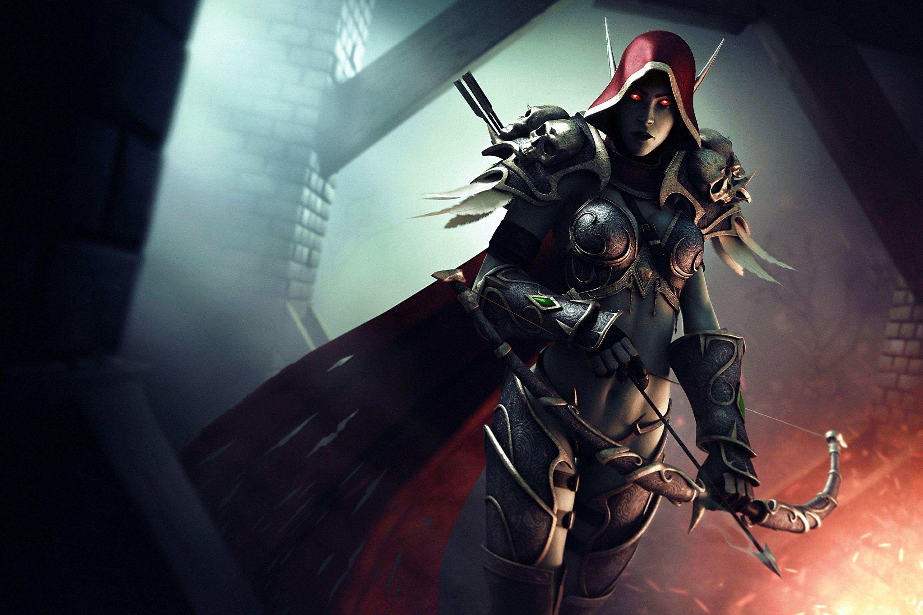 3000x2000 Sylvanas Wallpaper Beautiful Sylvanas Burning Teldrassil World Of Warcraft Battle for Azeroth This Year of The Hudson