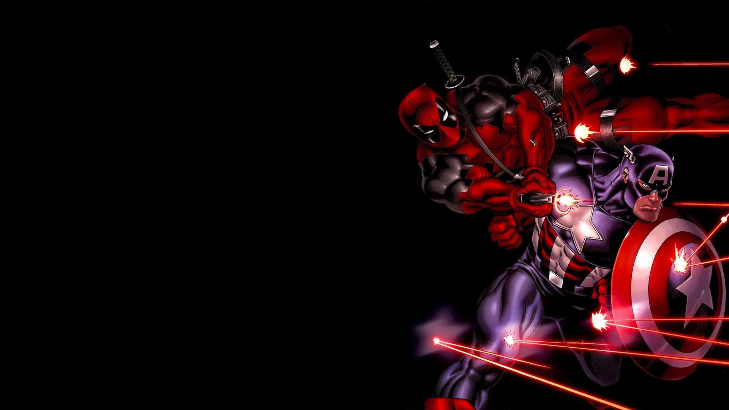 2560x1440 deadpool wallpaper captain america