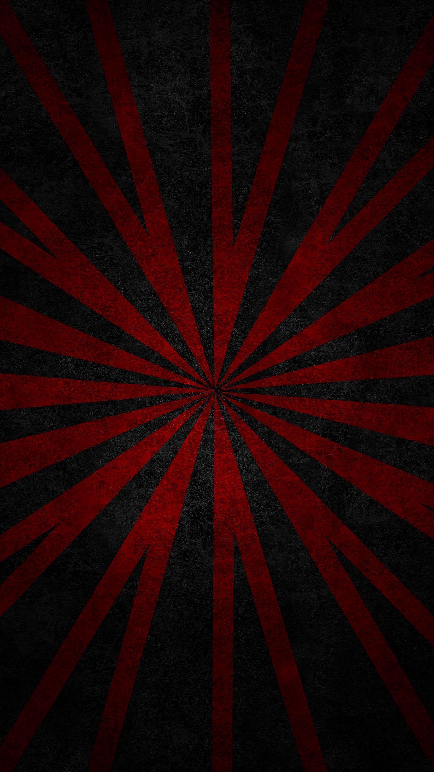 1440x2560 Download wallpaper 1440x2560 lines, rotation, red, black qhd