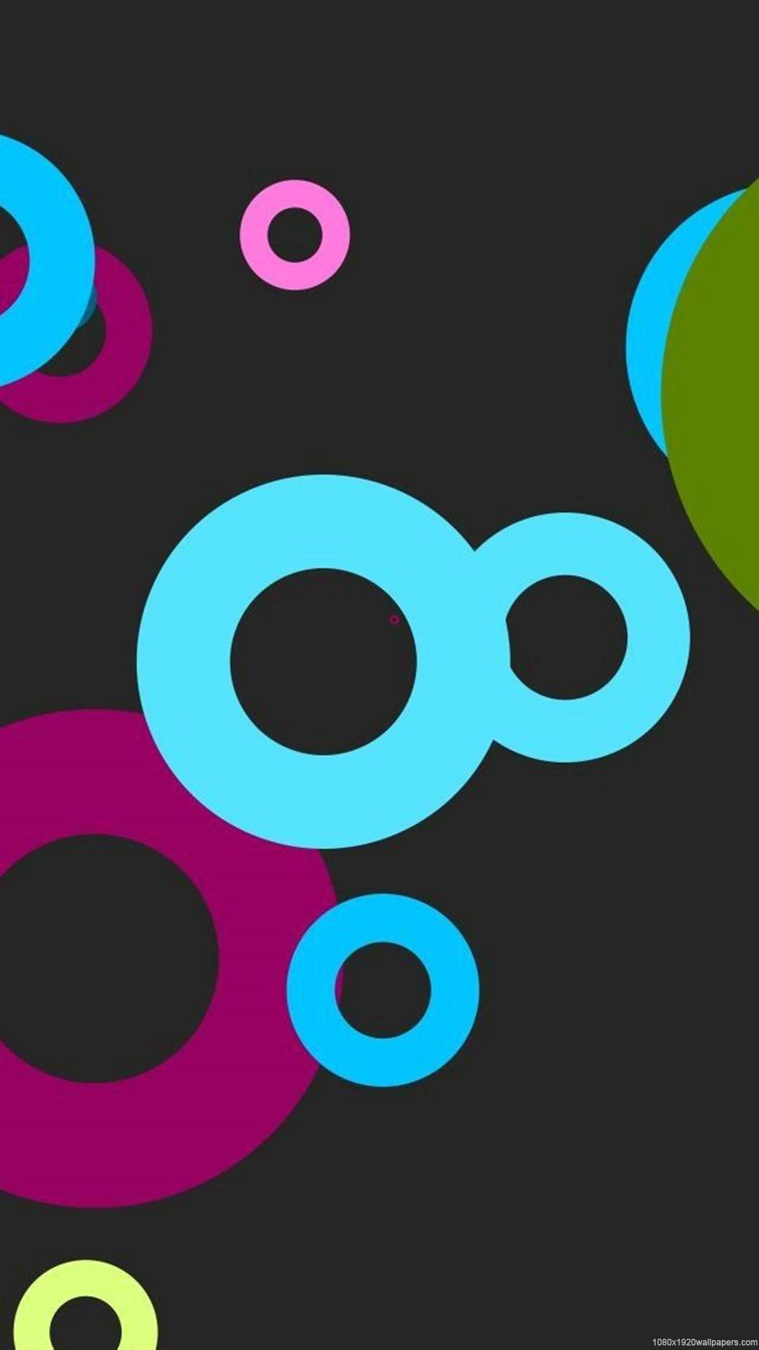 1080x1920 Abstract 3D Circle Wallpaper HD