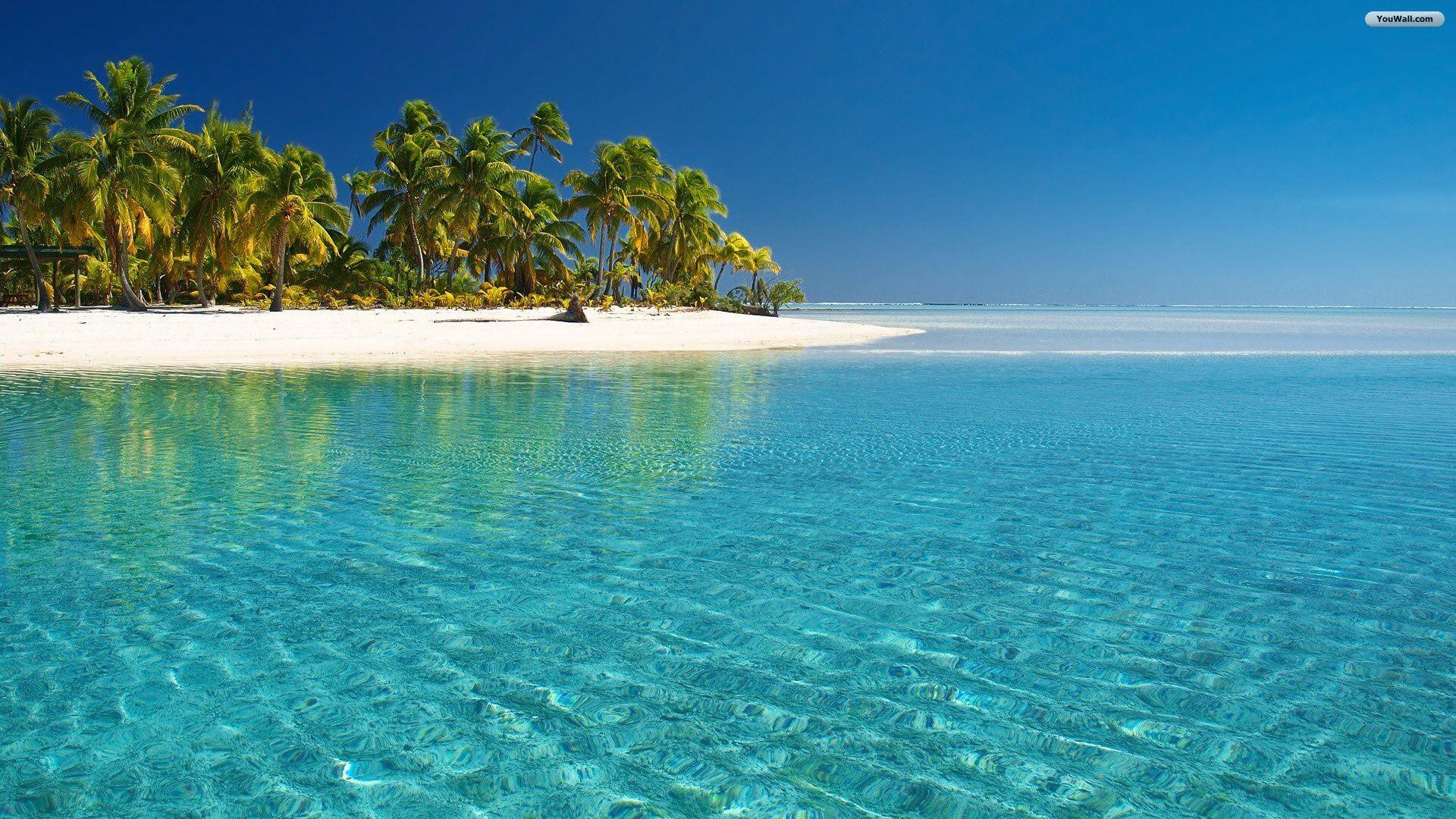 1920x1080 Free download HD tropical island beach paradise wallpaper