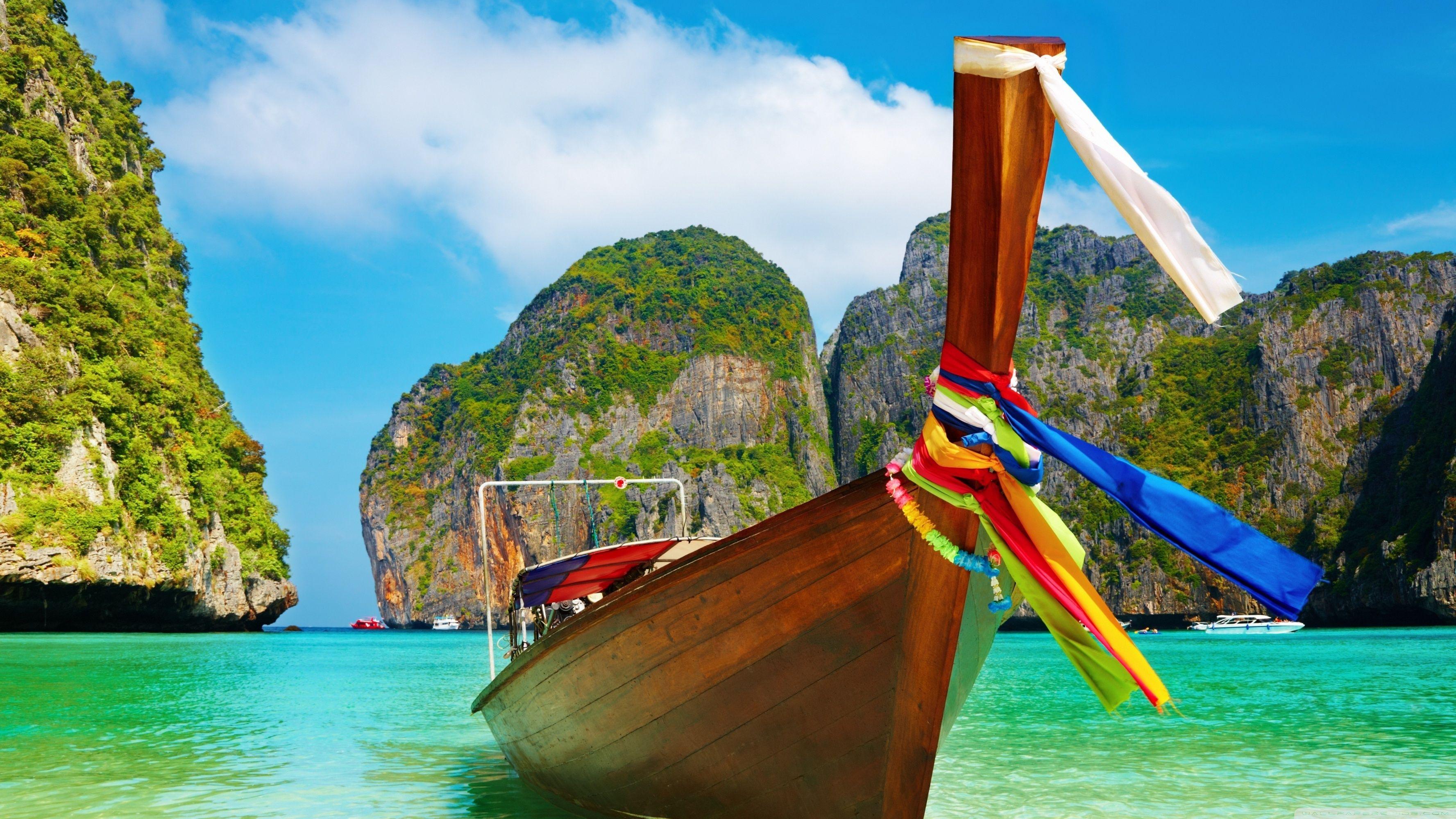 3554x1999 Summer Paradise Ultra HD Desktop Background Wallpaper for 4K UHD