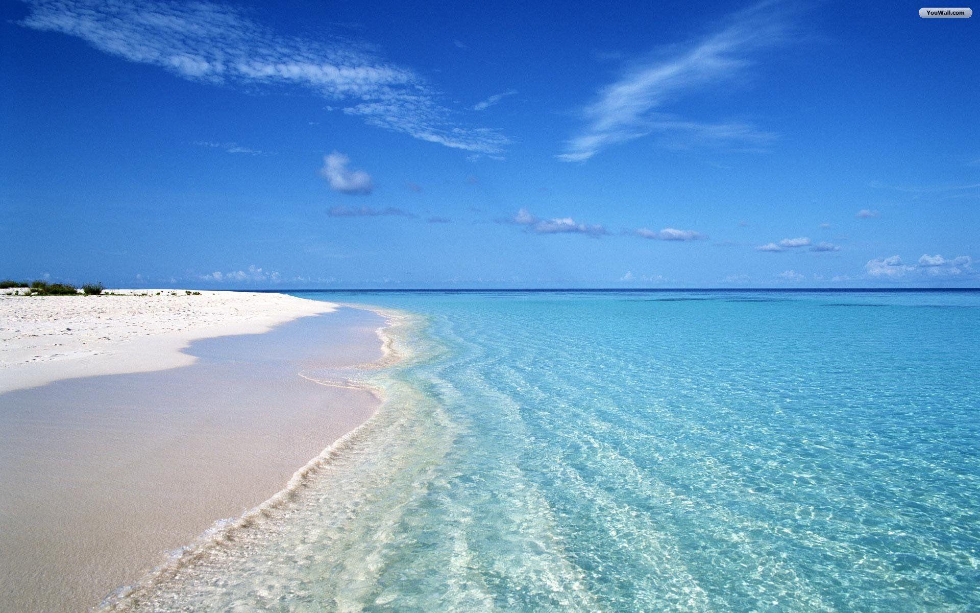 1920x1200 Free download paradise beautiful beach wallpaper HD Background