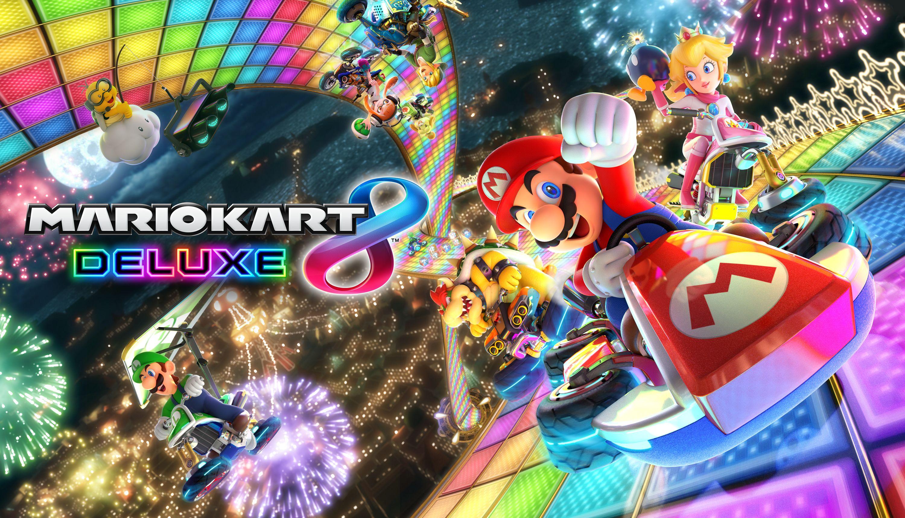3000x1716 Mario Kart 8 Deluxe HD Wallpaper. Background Imagex1716