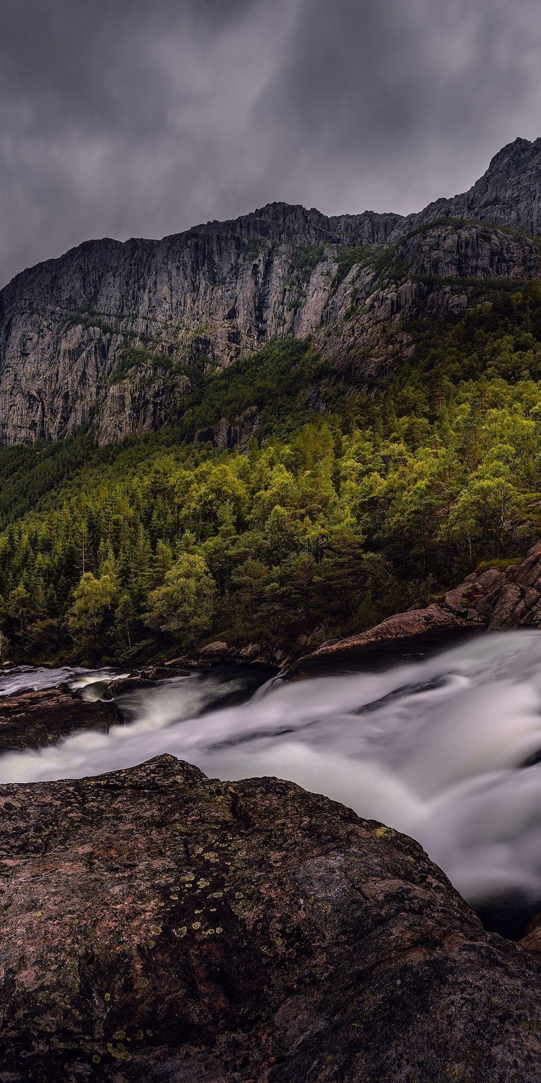 1080x2160 Water stream, river, mountains, nature, forest, 1080x2160 wallpaper. Nature, Wallpaper, Natural world