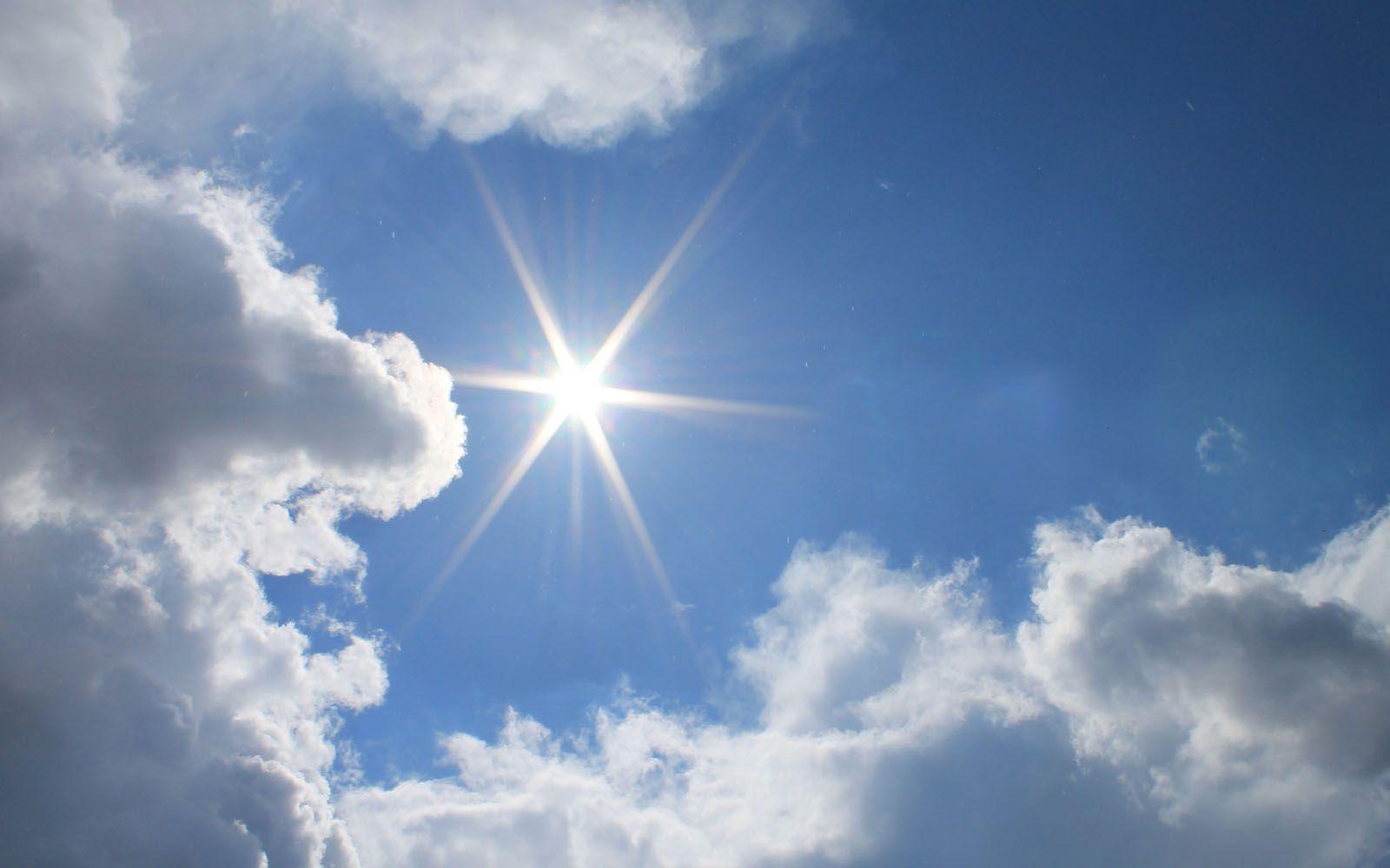 1600x1000 Free download wallpaper Sun And Clouds Wallpaper [1600x1000]