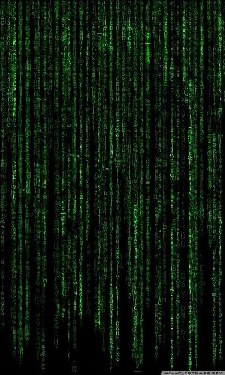 768x1280 Matrix Code Ultra HD Desktop Background Wallpaper for 4K UHD TV