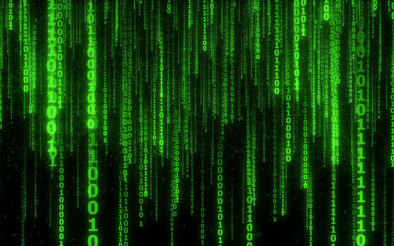 1280x800 Download 1280x800 wallpaper matrix code, numbers, green, full HD