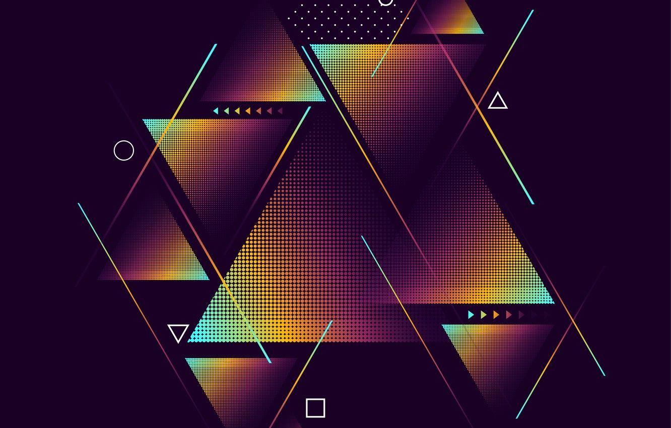 1332x850 Wallpaper abstraction, background, Design, Wallpaper, Triangle
