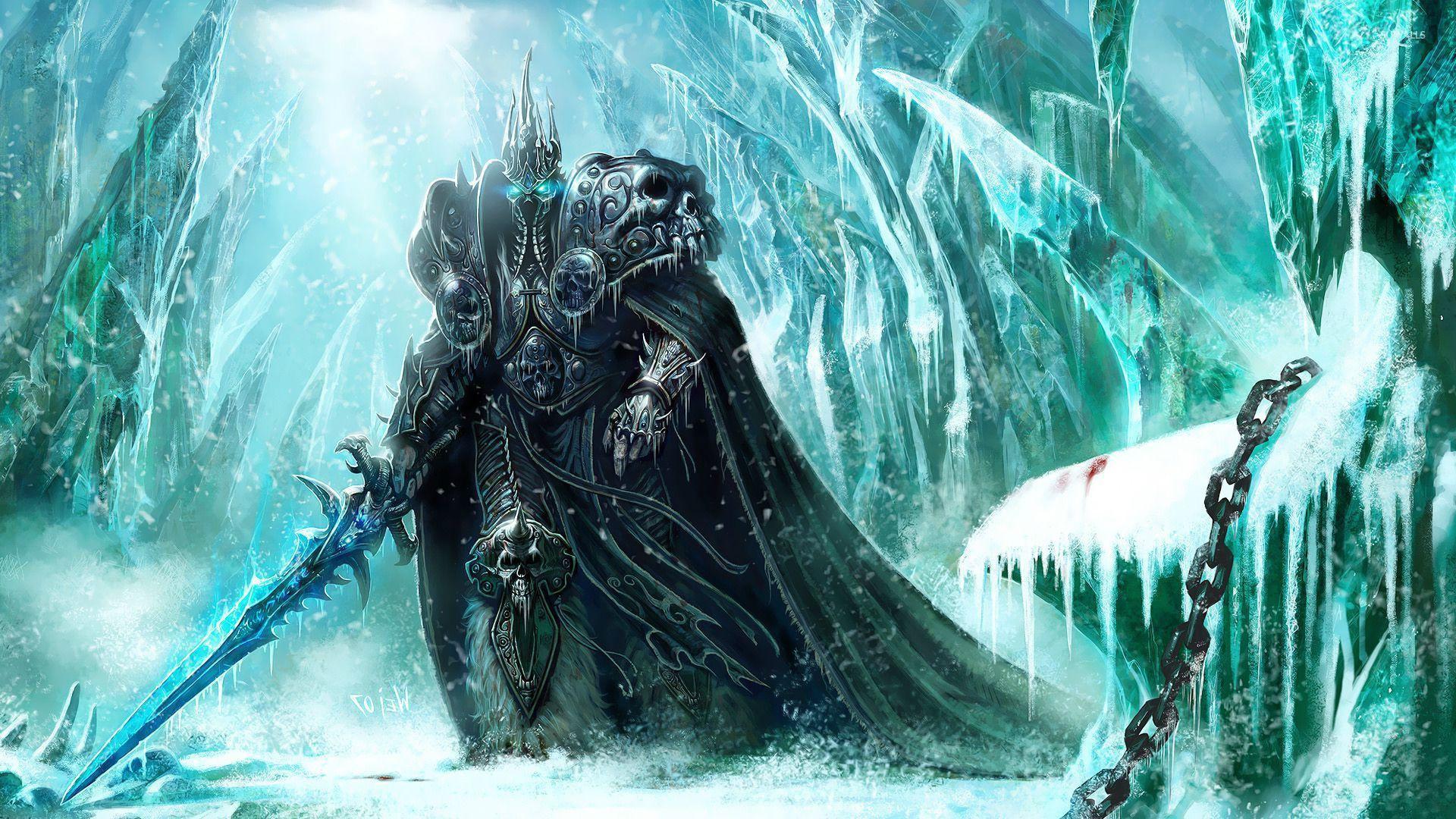 Обои lich king 4к