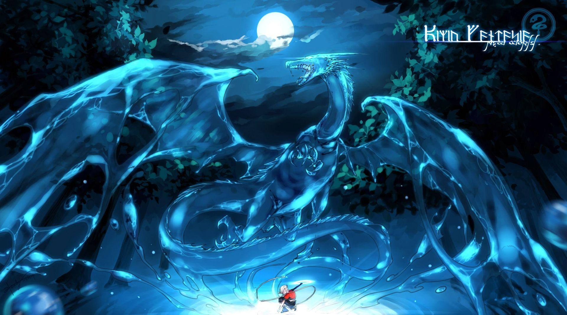 1920x1067 Blue Dragon Wallpaper