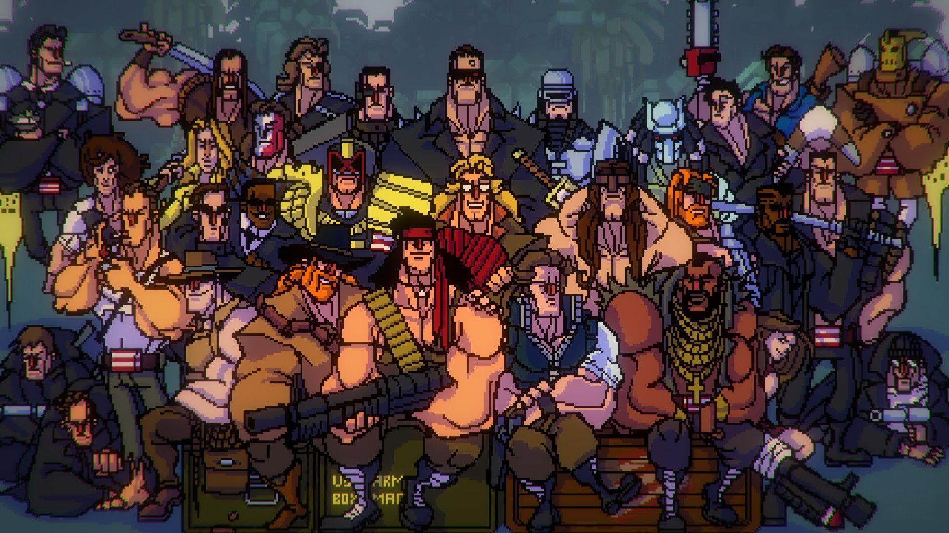 1920x1080 Broforce Wallpaper