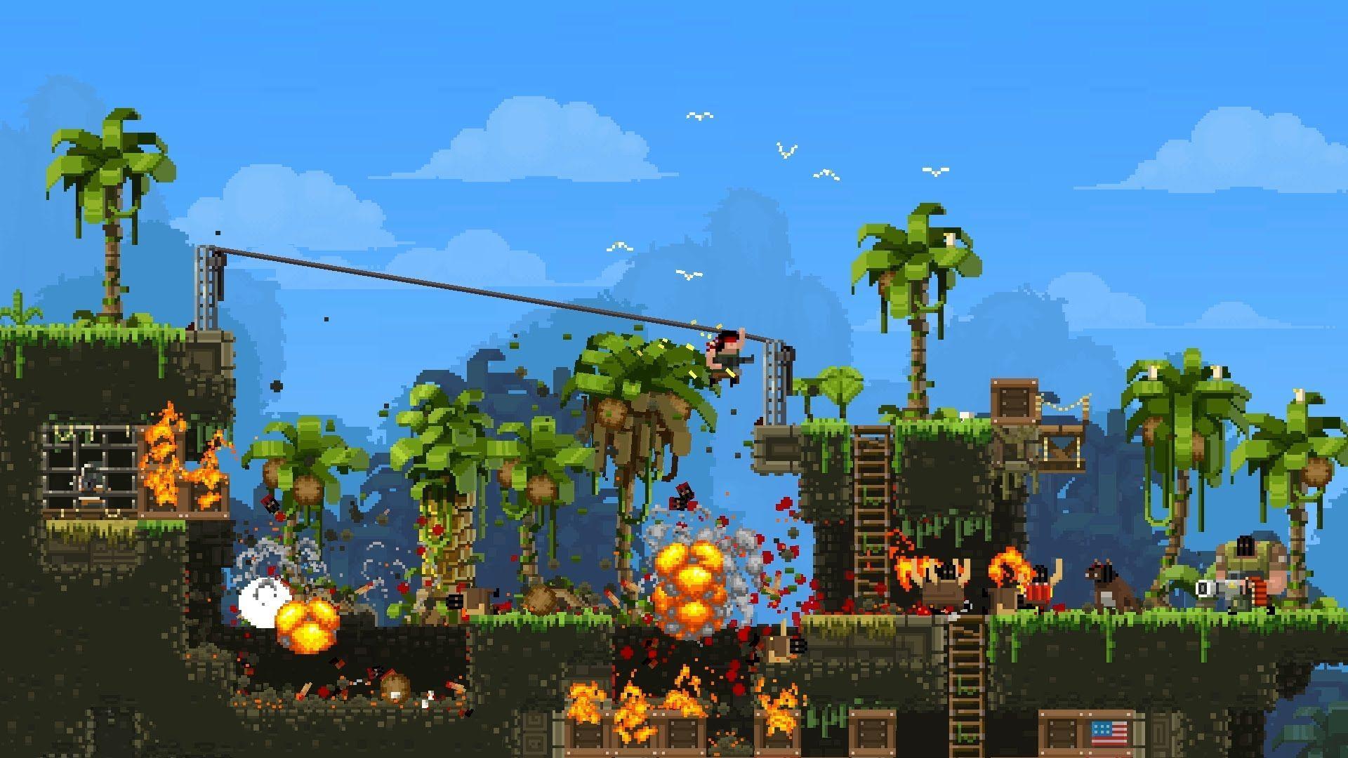 1920x1080 Broforce Wallpaper