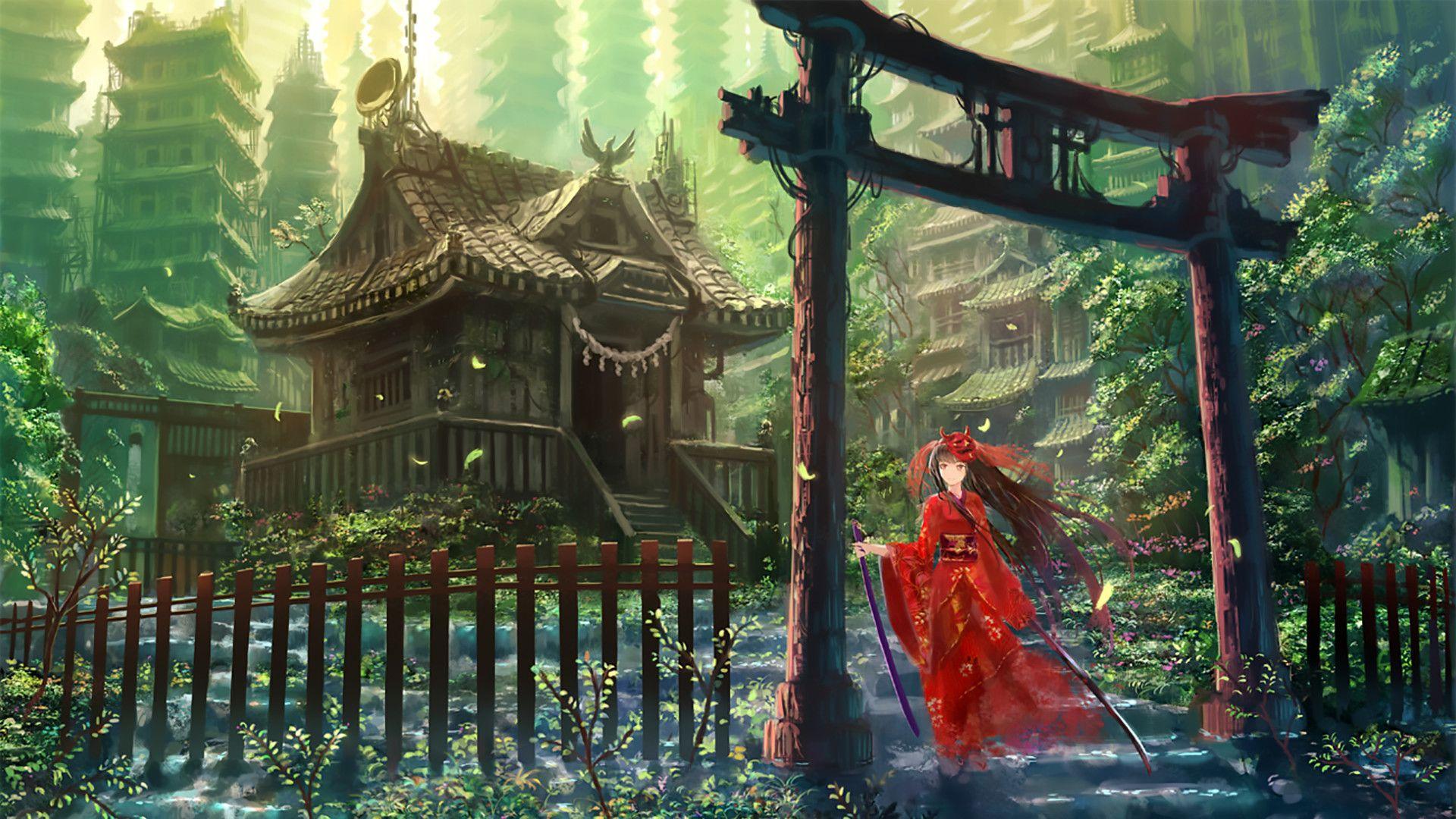 1920x1080 Japanese Anime Wallpaper