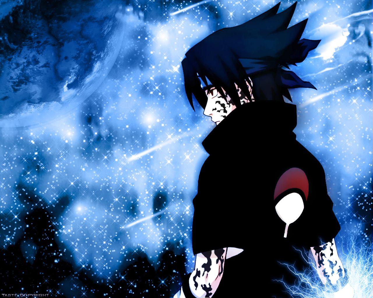 Blue Sasuke Wallpapers Top Free Blue Sasuke Backgrounds Wallpaperaccess