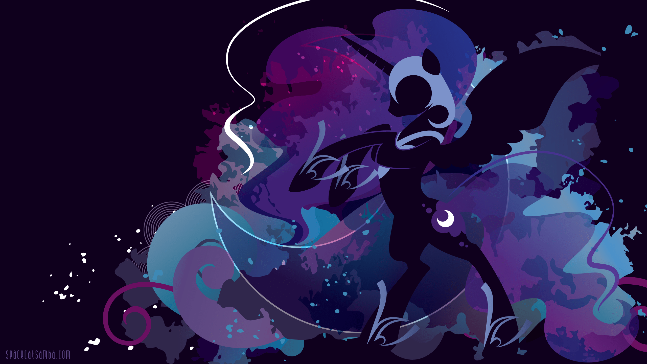 2560x1440 Nightmare Moon Wallpaper
