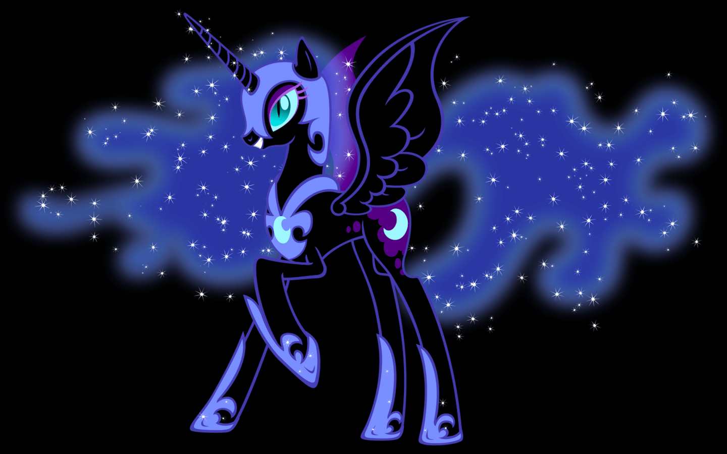 nightmare moon and luna wallpaper