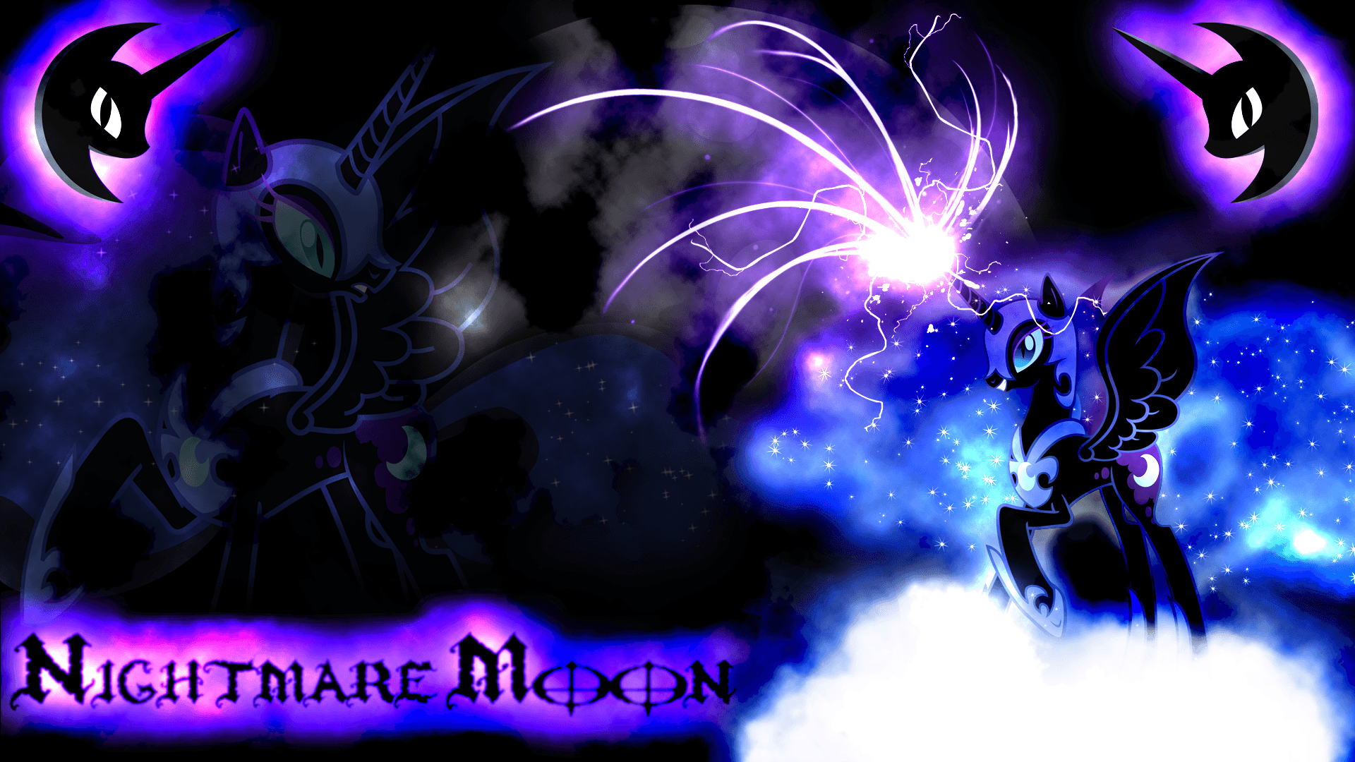 1920x1080 Nightmare Moon Wallpaper