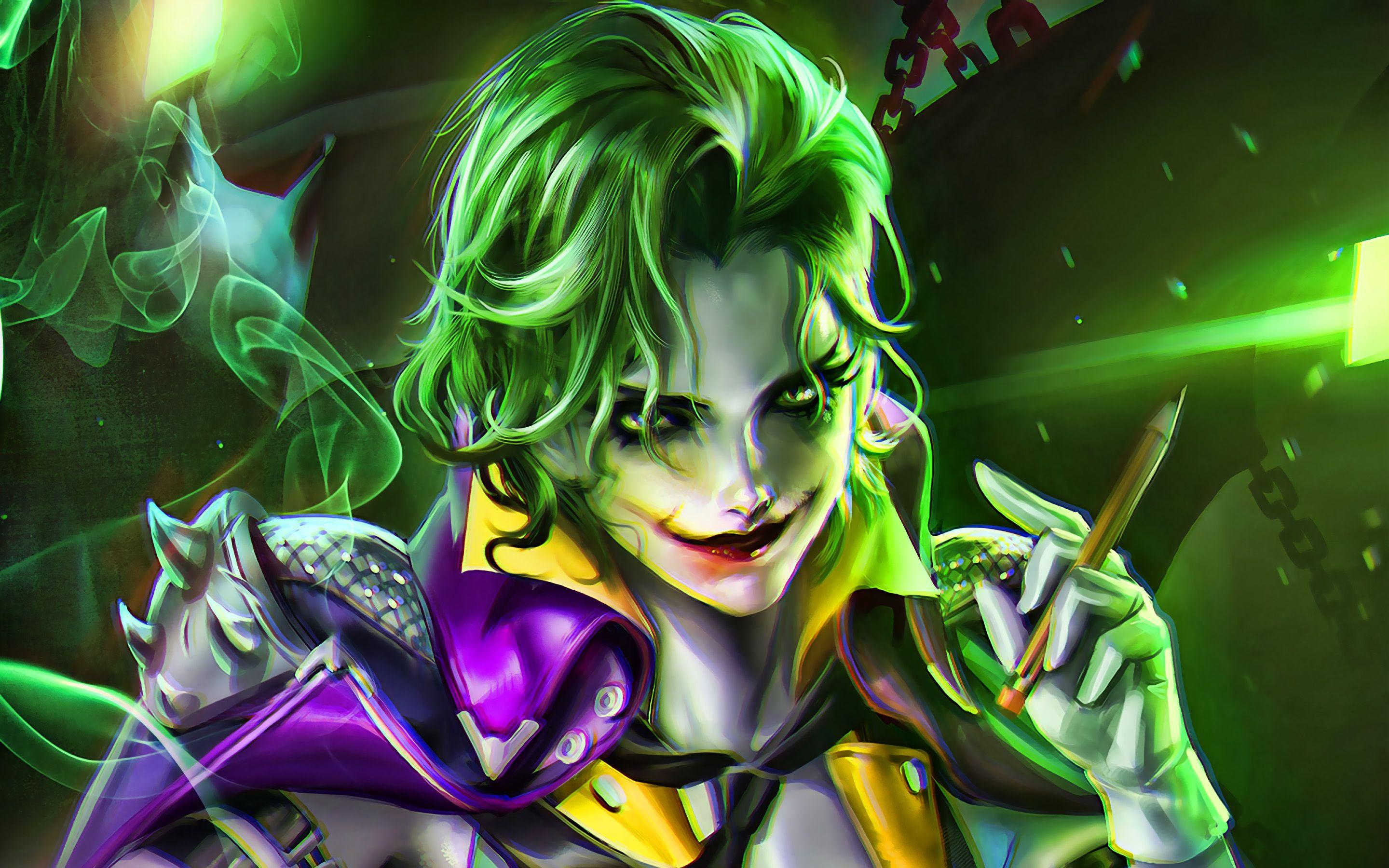 Green Joker Wallpapers - Top Free Green Joker Backgrounds - WallpaperAccess