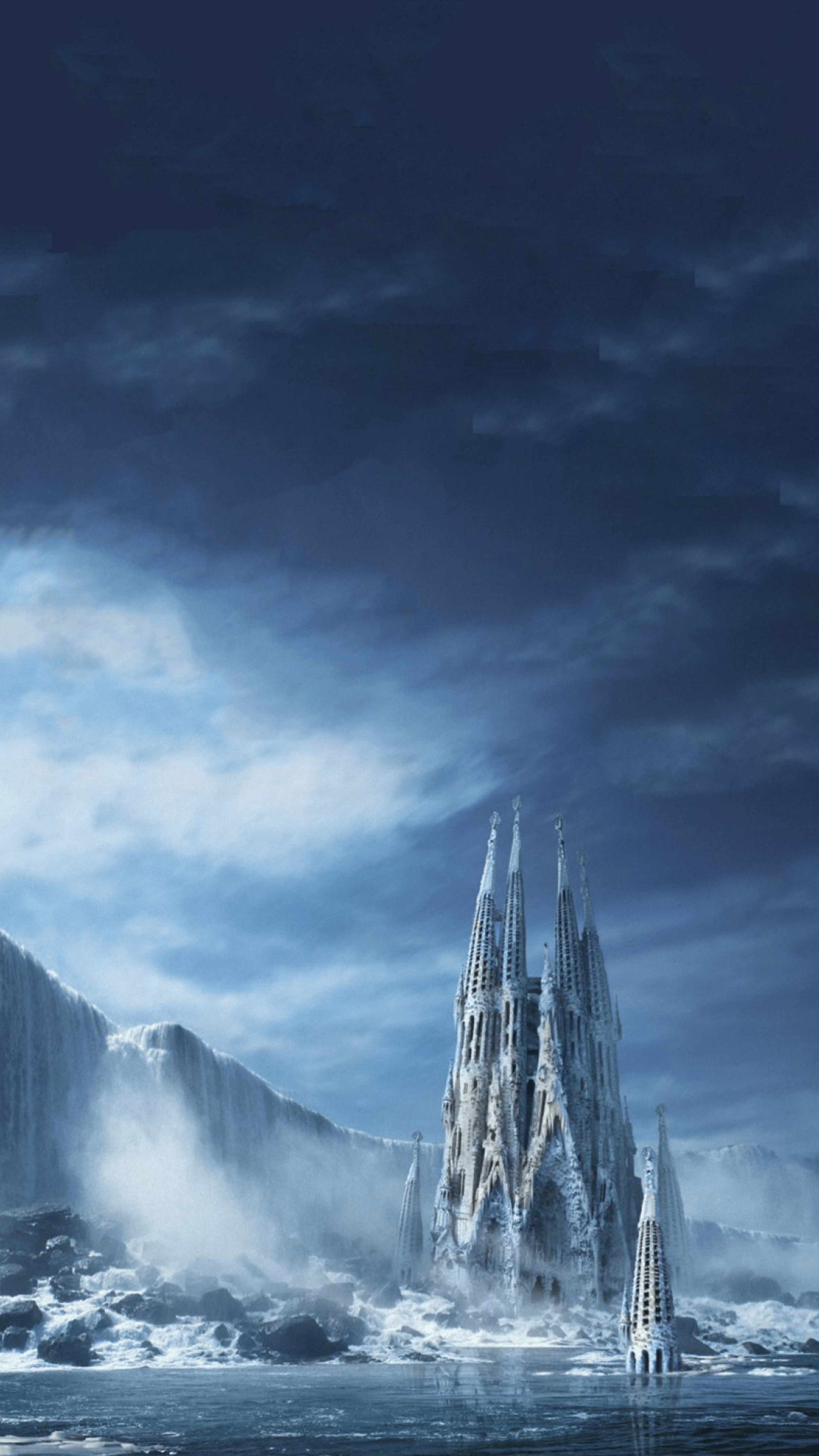 2500x4445 I made an Ice Hotel wallpaper for your phone!