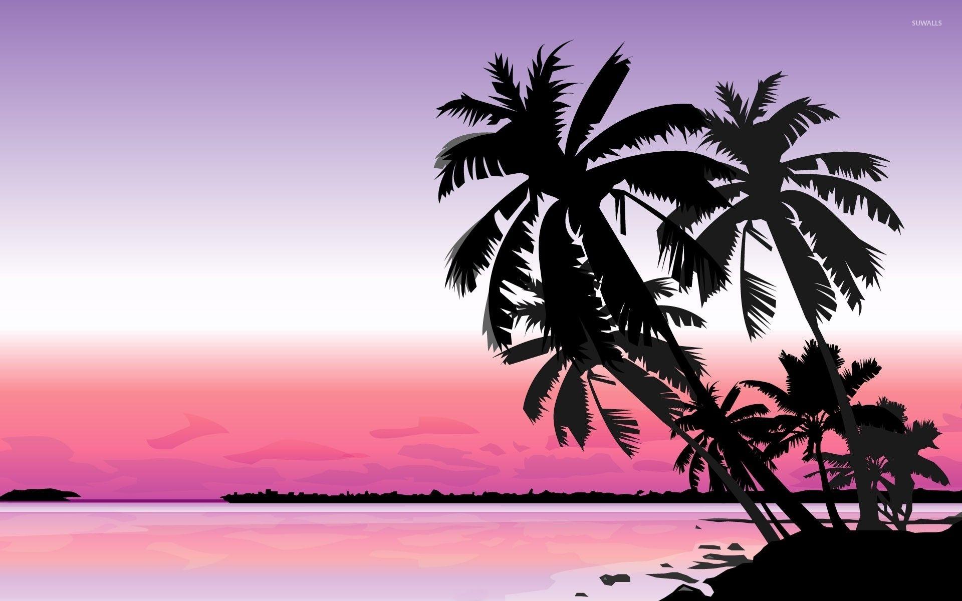 Palm Tree Sunset Wallpapers Bigbeamng Store