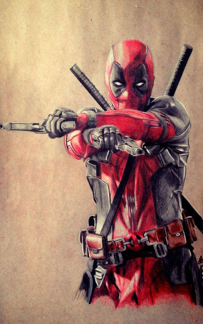 800x1280 Marvel Deadpool 4k HD Wallpaper 2020