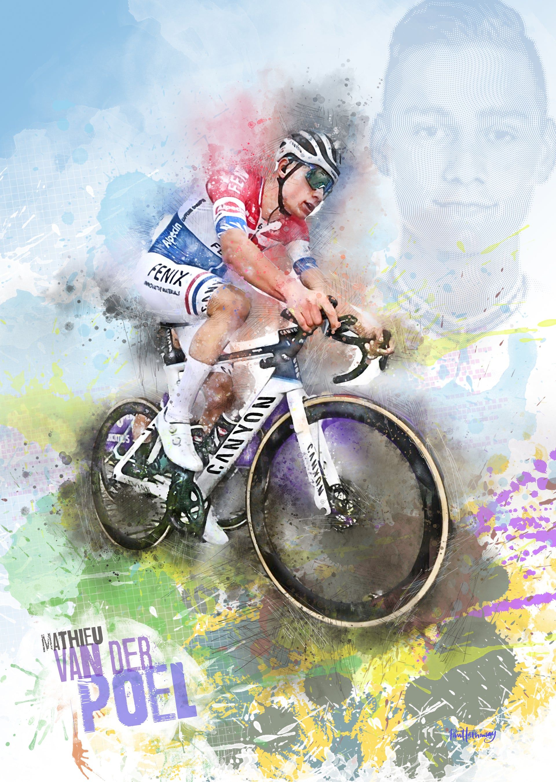 1920x2699 Mathieu van der Poel Art Print