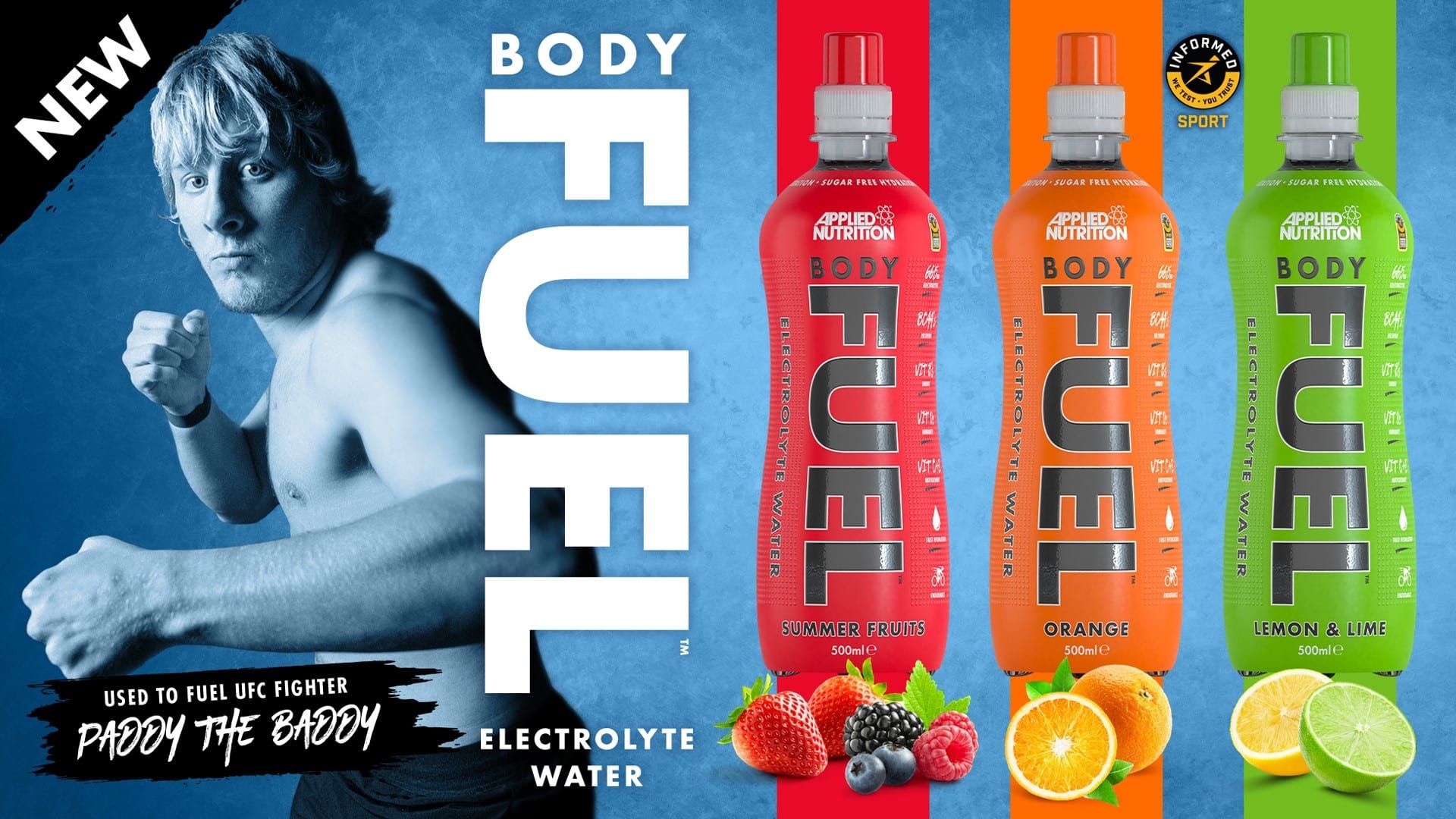 1920x1080 Applied Nutrition and UFC star Paddy the Baddy launch new sports drink