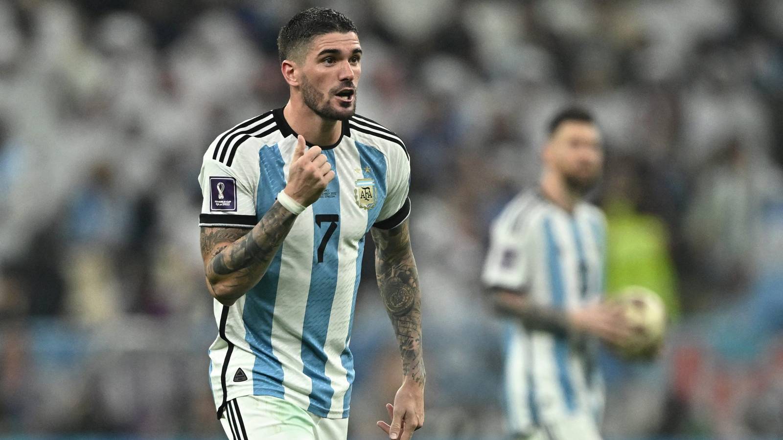 1600x900 Rodrigo De Paul: Note Argentina star wrote months before World Cup win