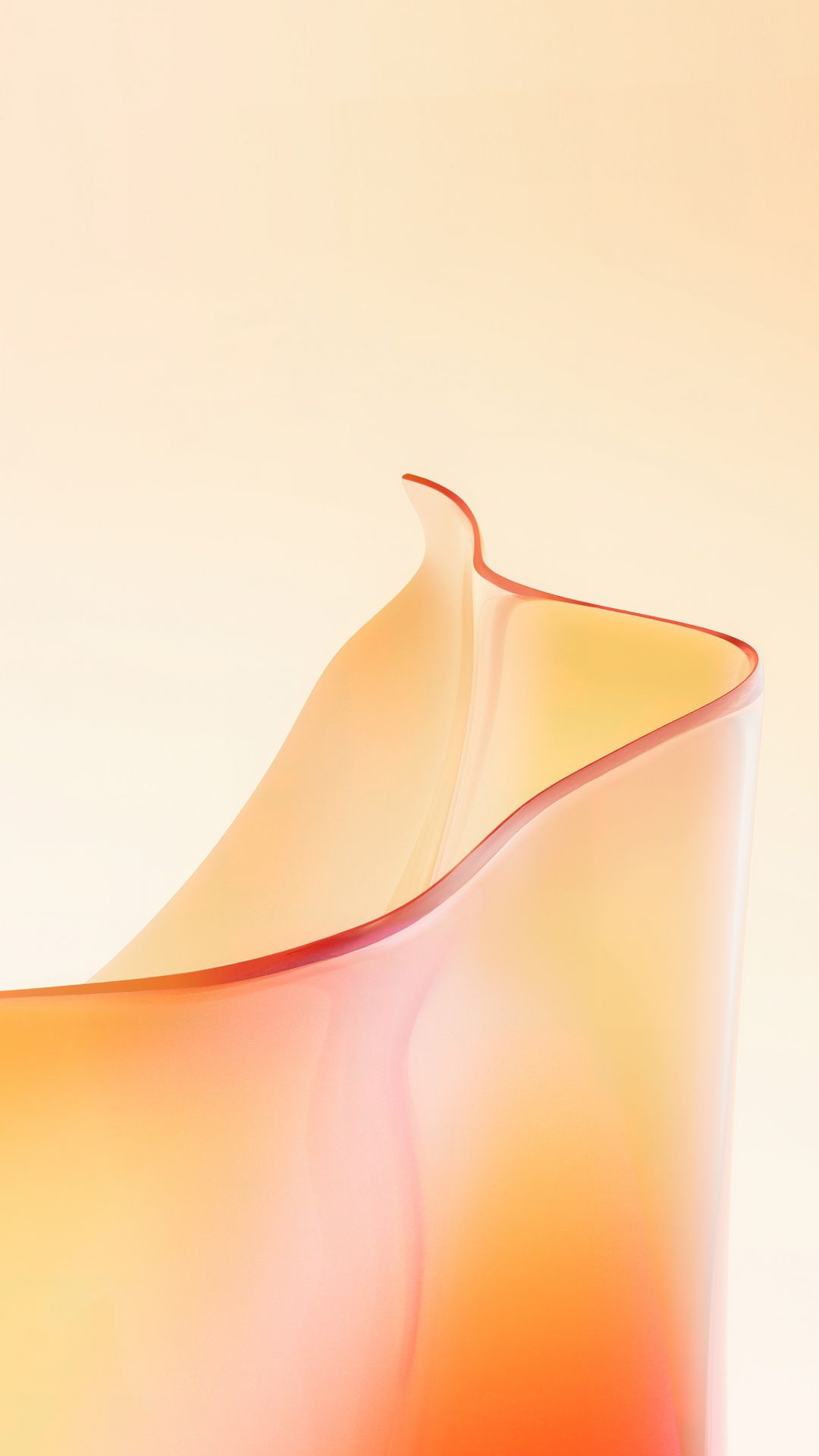 1080x1920 Realme Pad 2 Wallpaper 4K, Pastel orange, Orange abstract