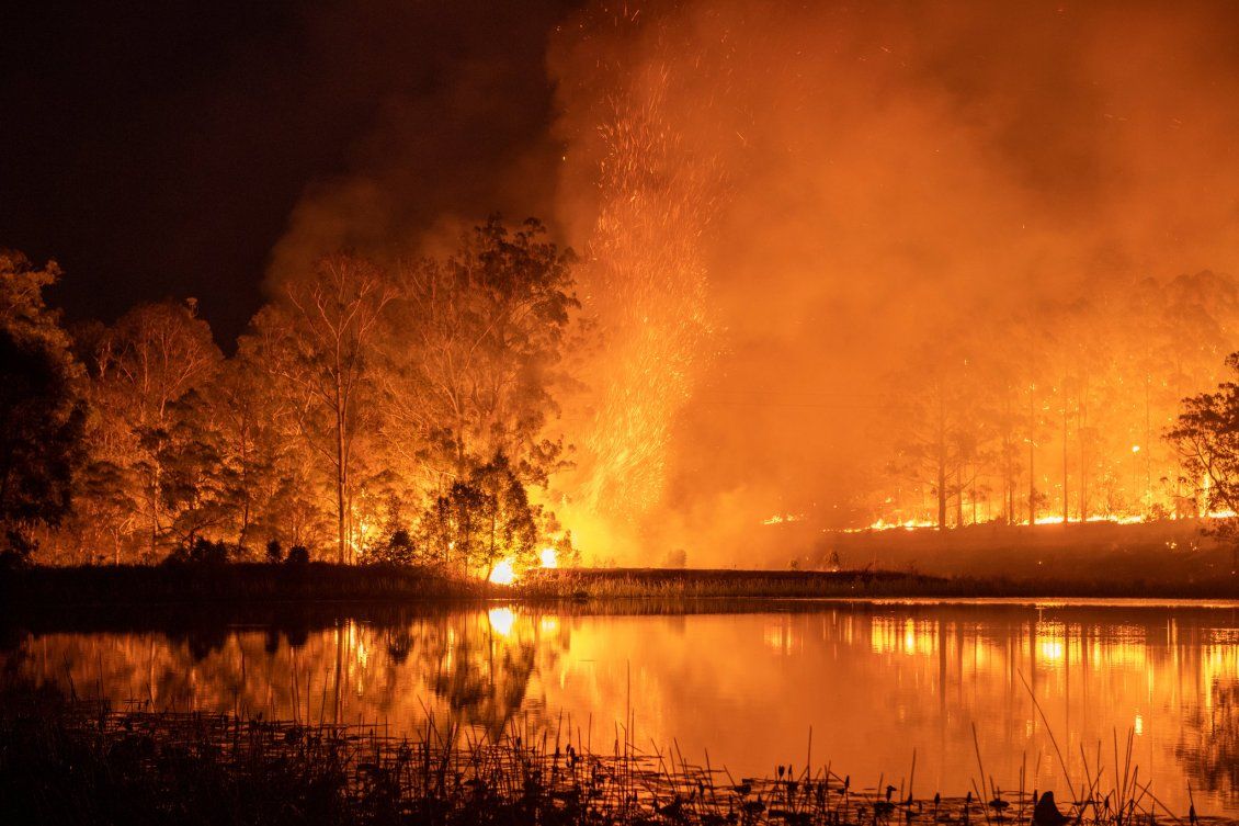 1130x753 Bushfire Wallpaper