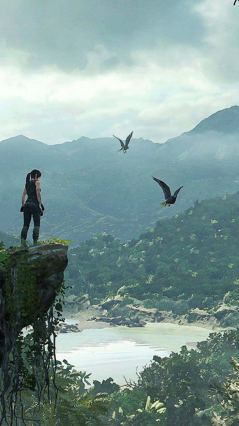 800x1423 Tomb raider shadow, nature, natural, lara, croft, rise, the, high, HD phone wallpaper