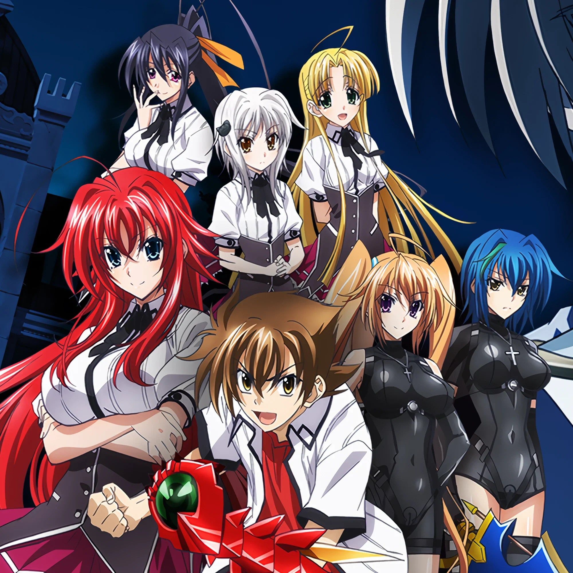 2000x2000 High School DxD Mouse Pads and Desk Pads