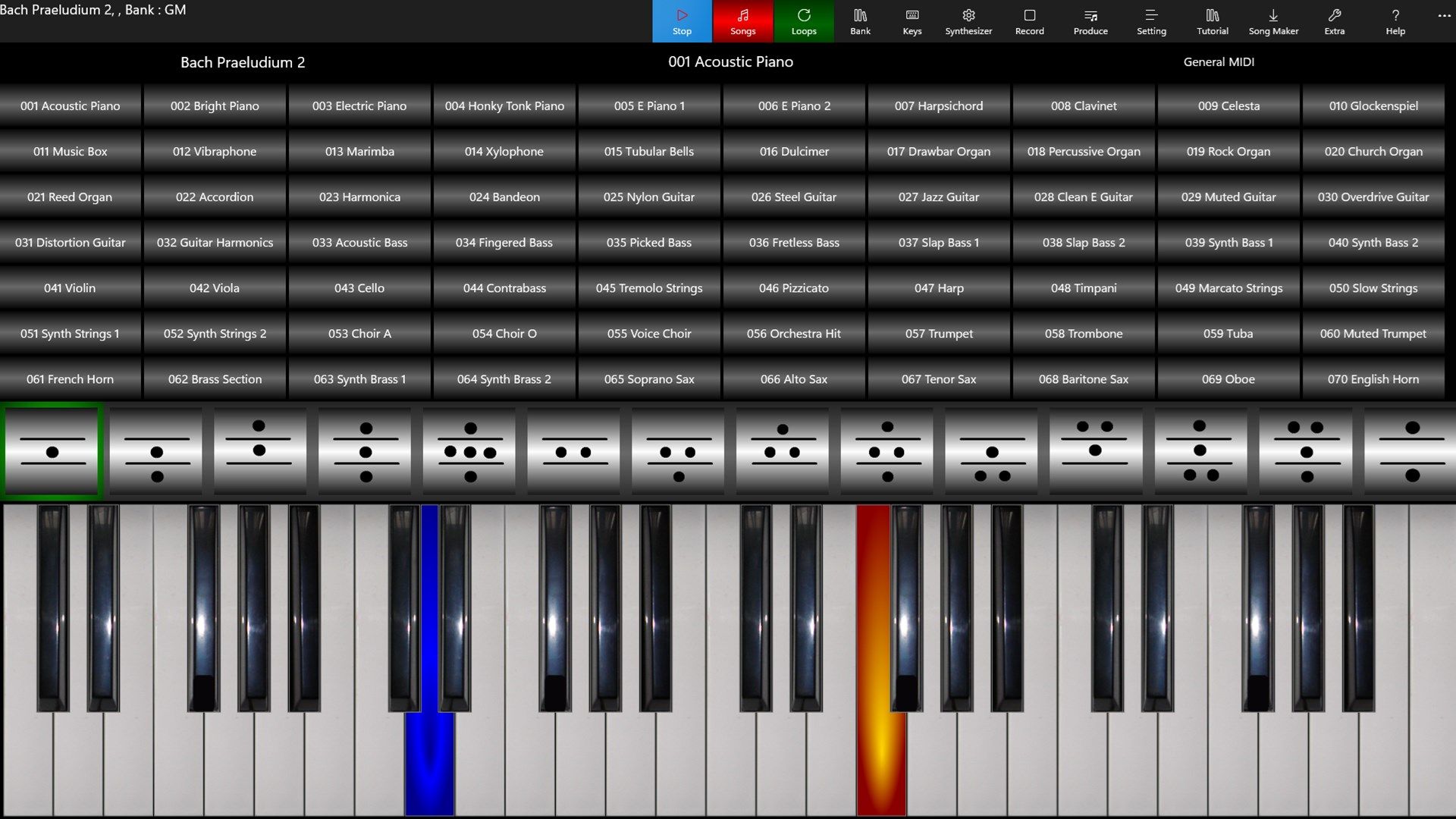 1920x1080 MIDI Keyboard and install on Windows
