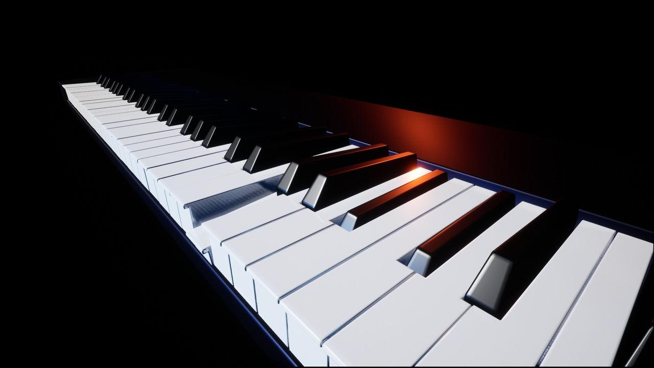1280x720 Virtual Midi Keyboard