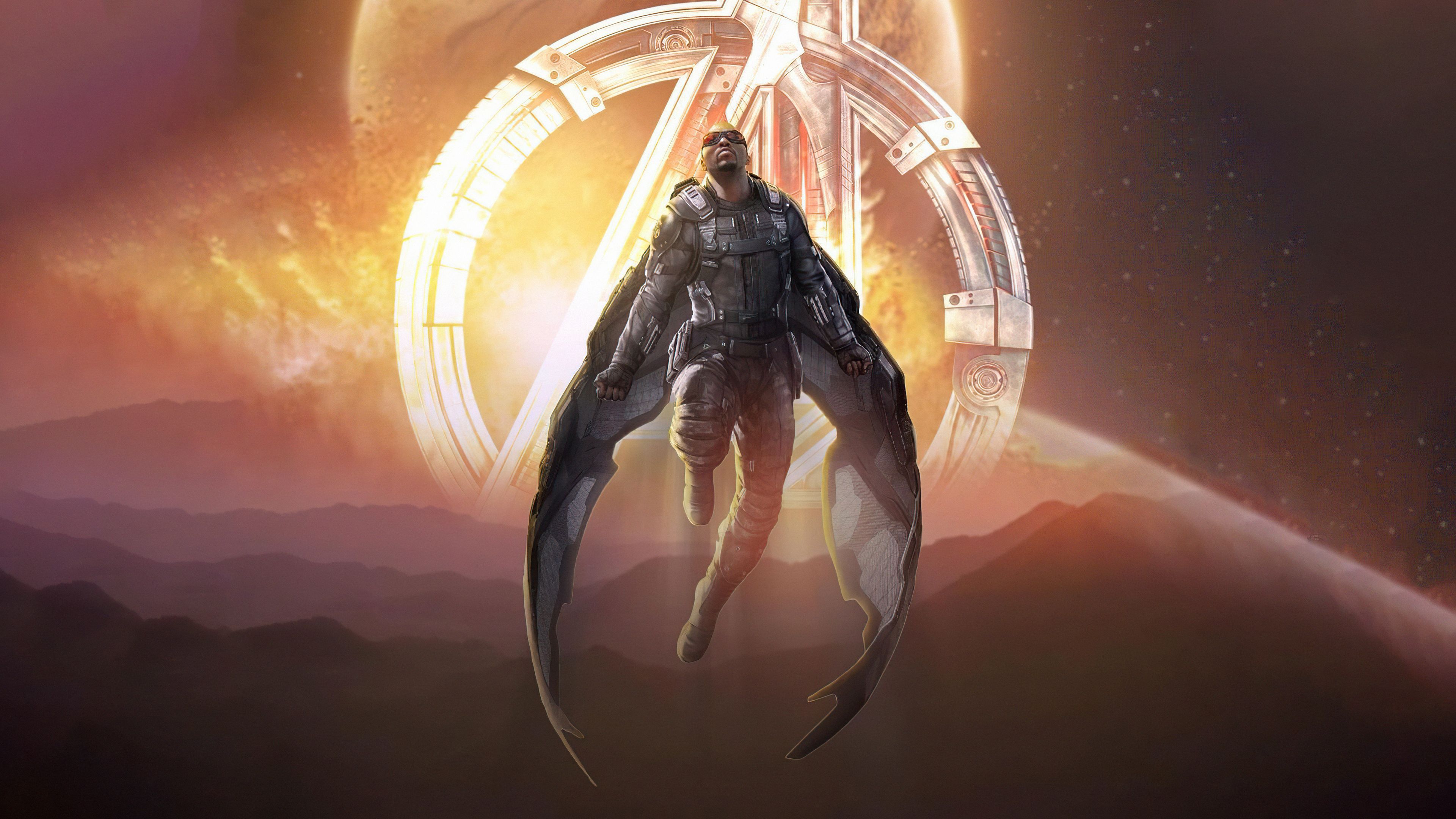 3840x2160 Anthony Mackie Falcon And The Winter Soldier 4K HD Superheroes Wallpaper
