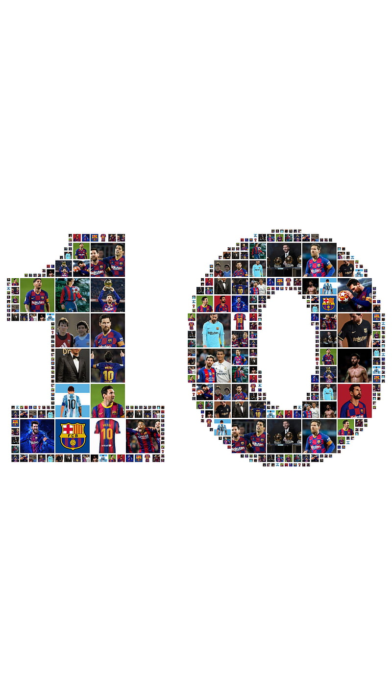 800x1421 Messi 10 collage, barcelona, champions league, football, gojakovic, lionel, soccer, HD phone wallpaper