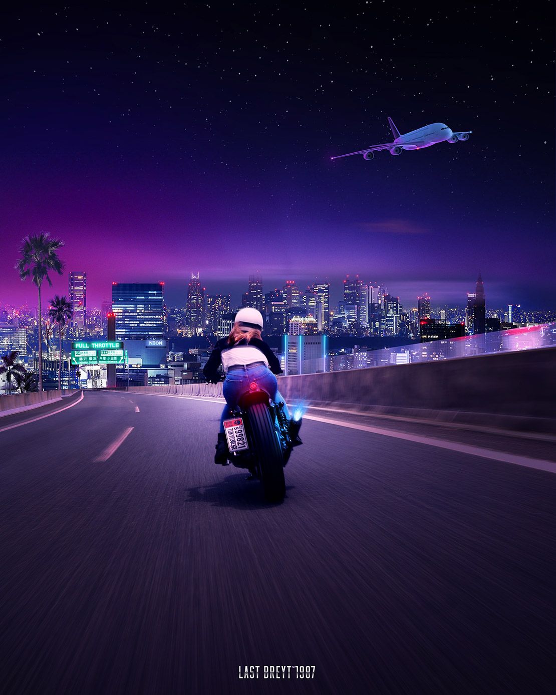1110x1388 Biker Runsyo Highway Riding A Harley Davidson