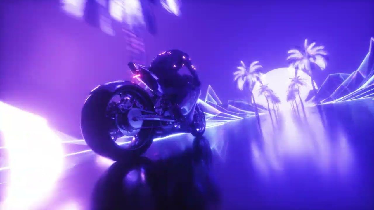 1280x720 [4K Futuristic Motorcycle Rider