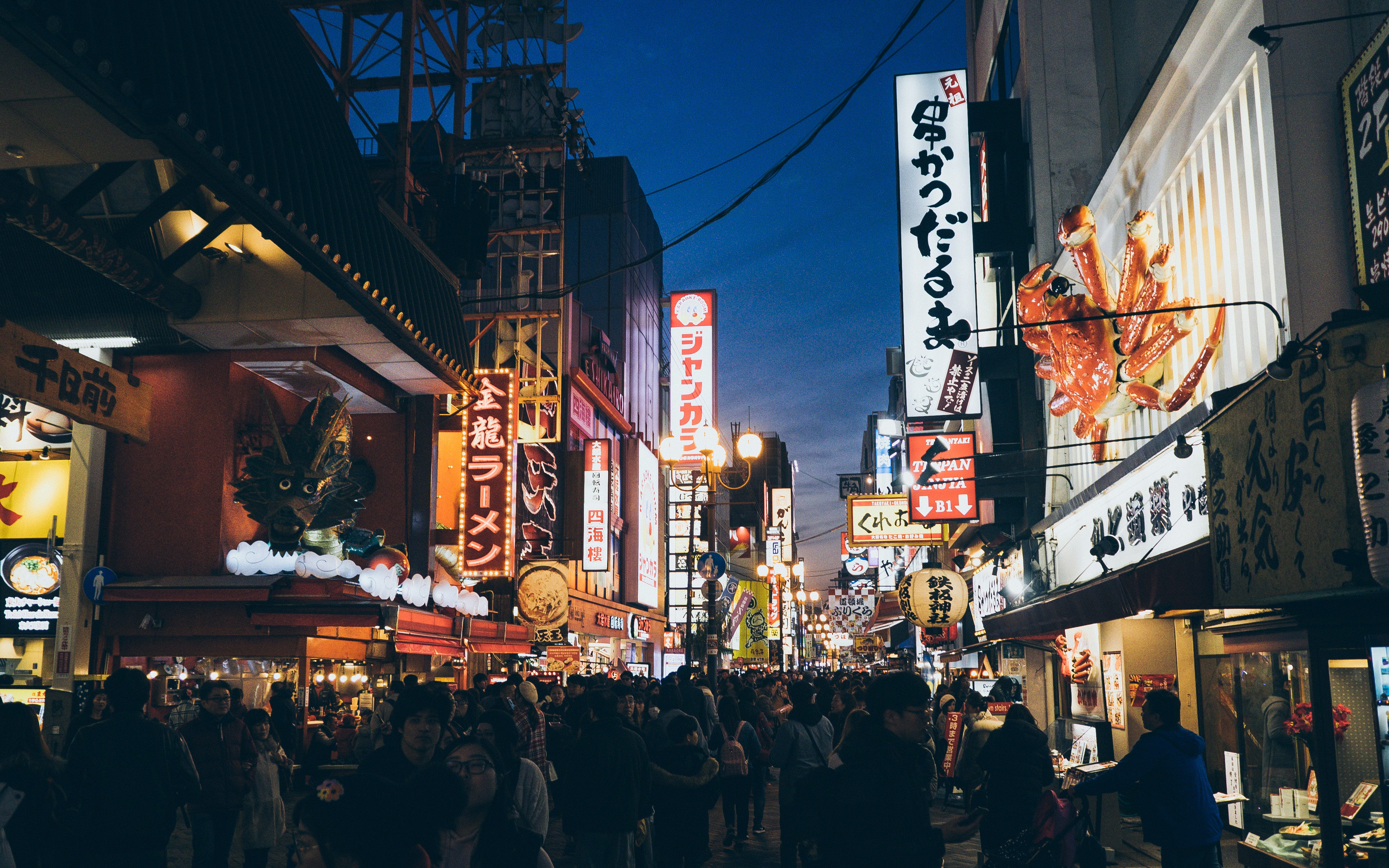 4244x2653 Osaka: Blade Runner Cityscapes and Foodie Heaven. by A Future Away