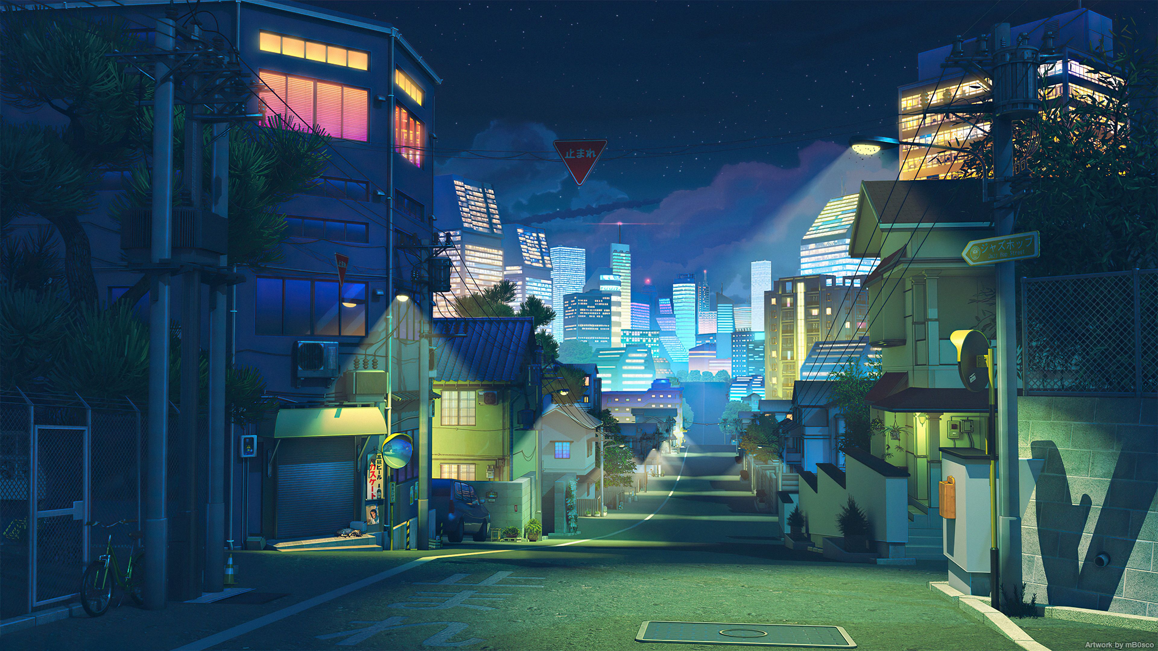 3840x2160 Down The Street Through Osaka 4k Wallpaper, HD Artist Wallpaper, 4k Wallpaper, Image, Background, Photos and Picture