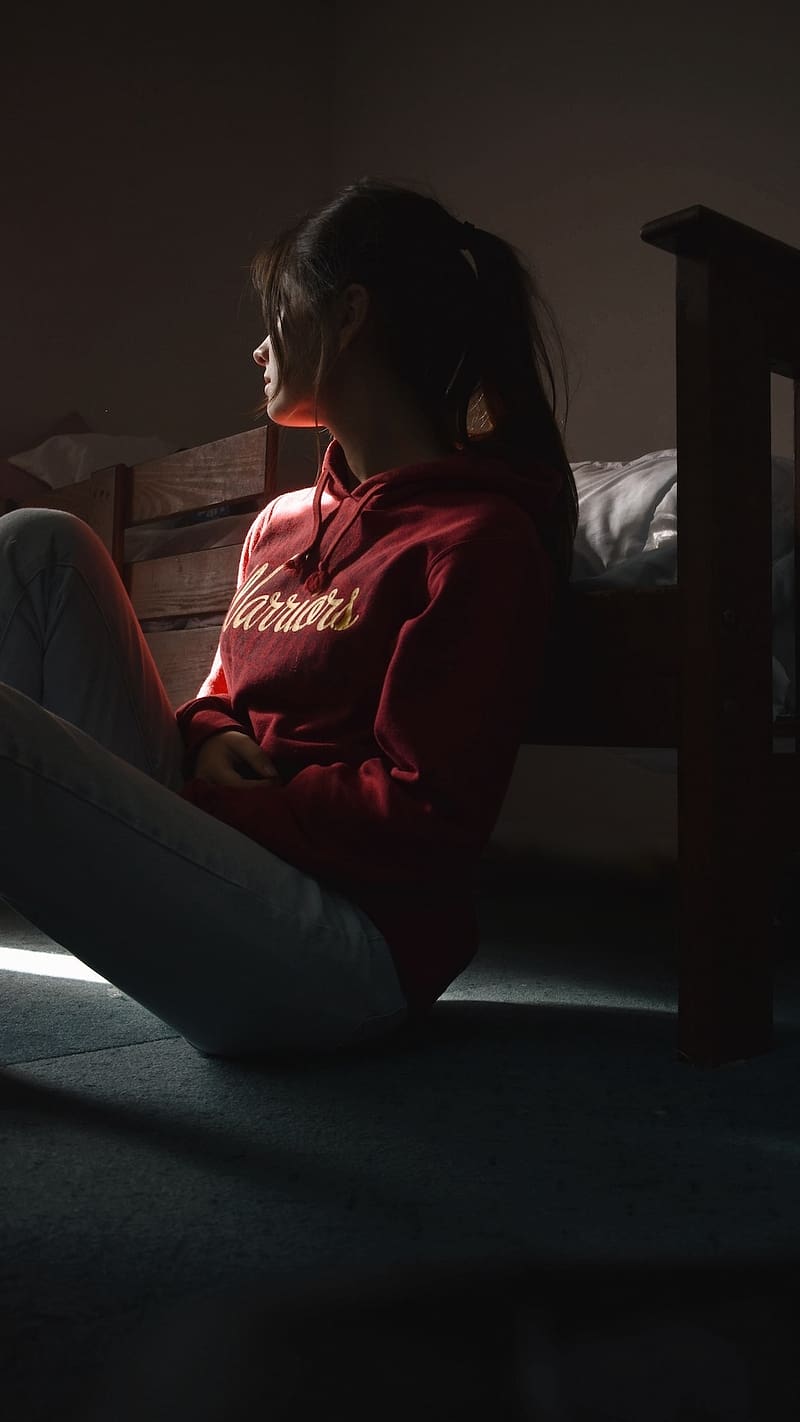 800x1422 Sad Alone, Alone Girl, HD phone wallpaper
