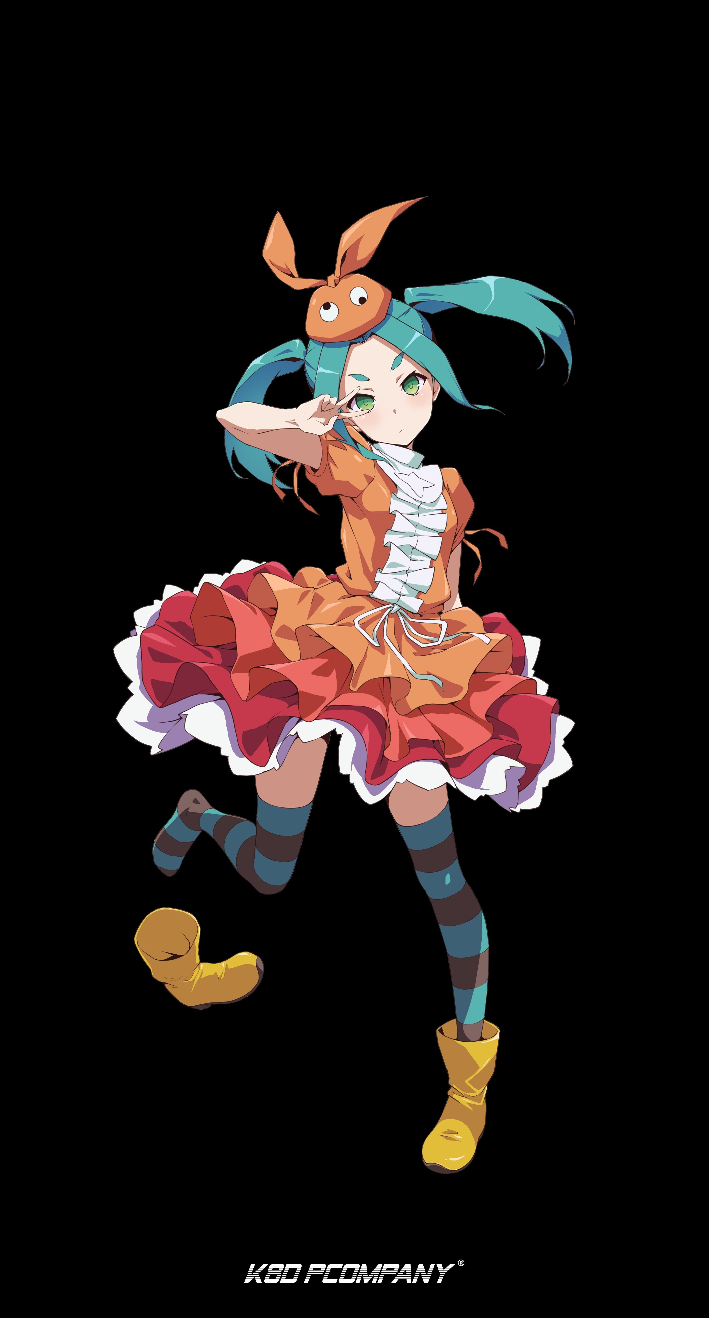 3000x5572 Amoled phone wallpaper Yotsugi Ononoki!