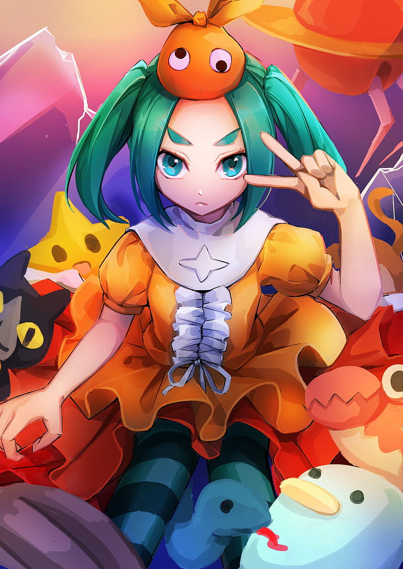 800x1131 Yotsugi, anime, girl, monogatari, monogatari series, yotsugi ononoki, HD phone wallpaper