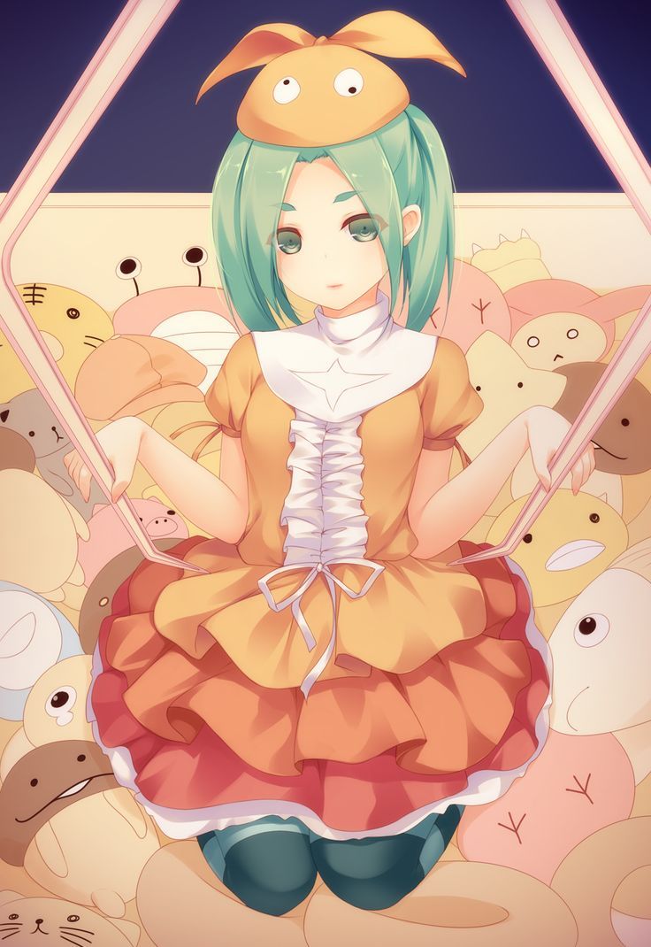 736x1070 Ononoki Yotsugi Wallpaper by Mogu Anime Image Board