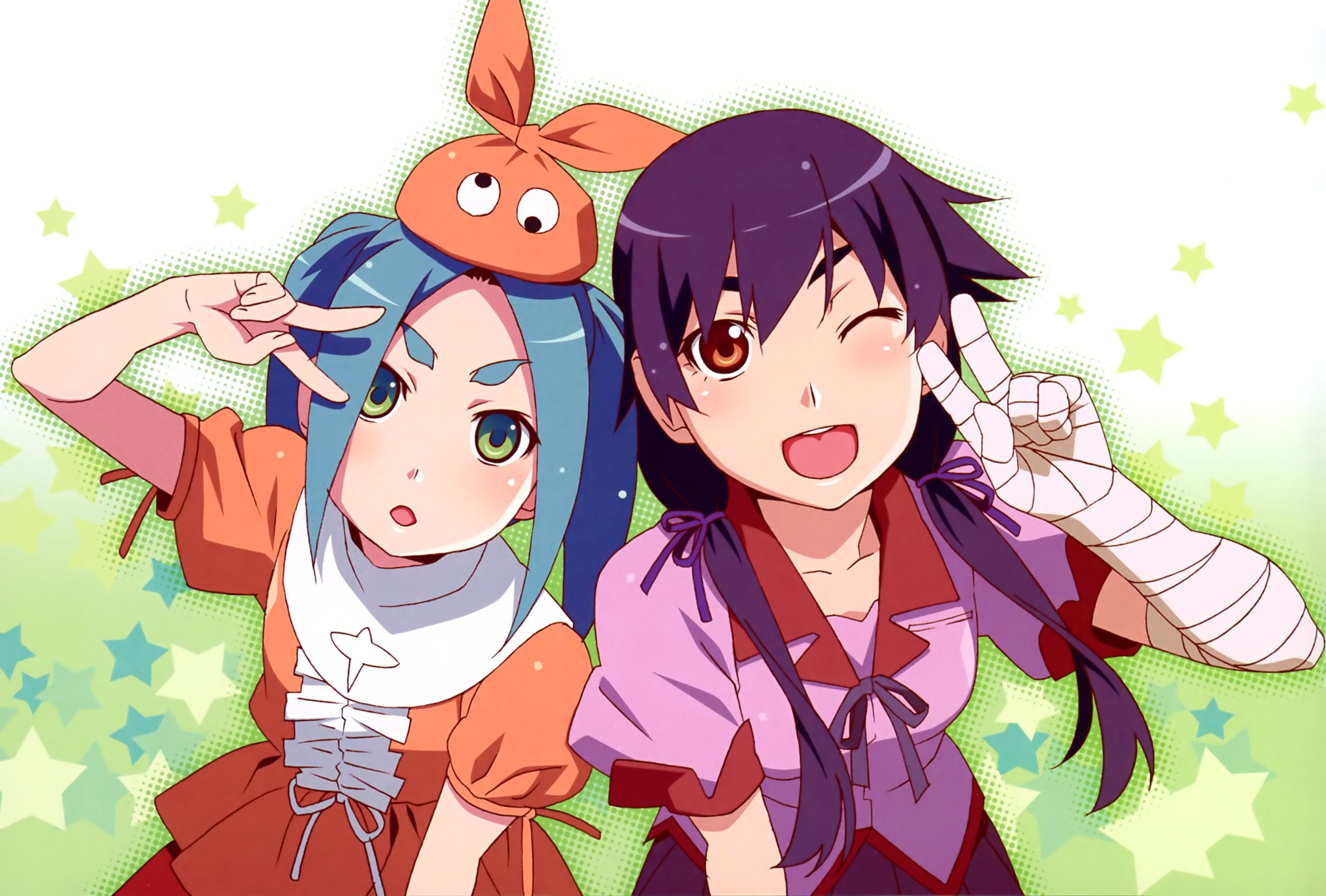 2895x1956 Phone wallpaper: Anime, Monogatari (Series), Yotsugi Ononoki 840631