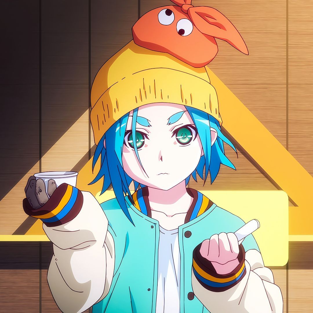 1080x1080 Yotsugi Ononoki profile picture. Monogatari Series Second Season. Anime Icon. Icon